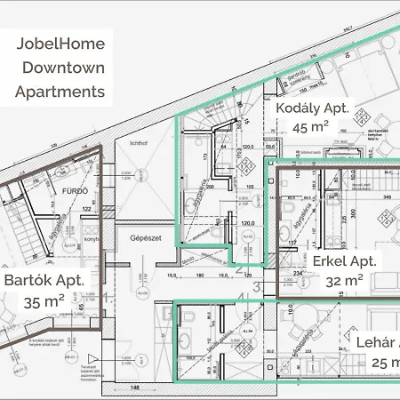 דירה Jobelhome Downtown *